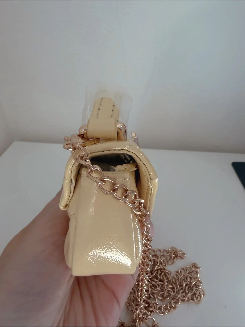 Mini Butter Yellow Crossbody Bag Charm